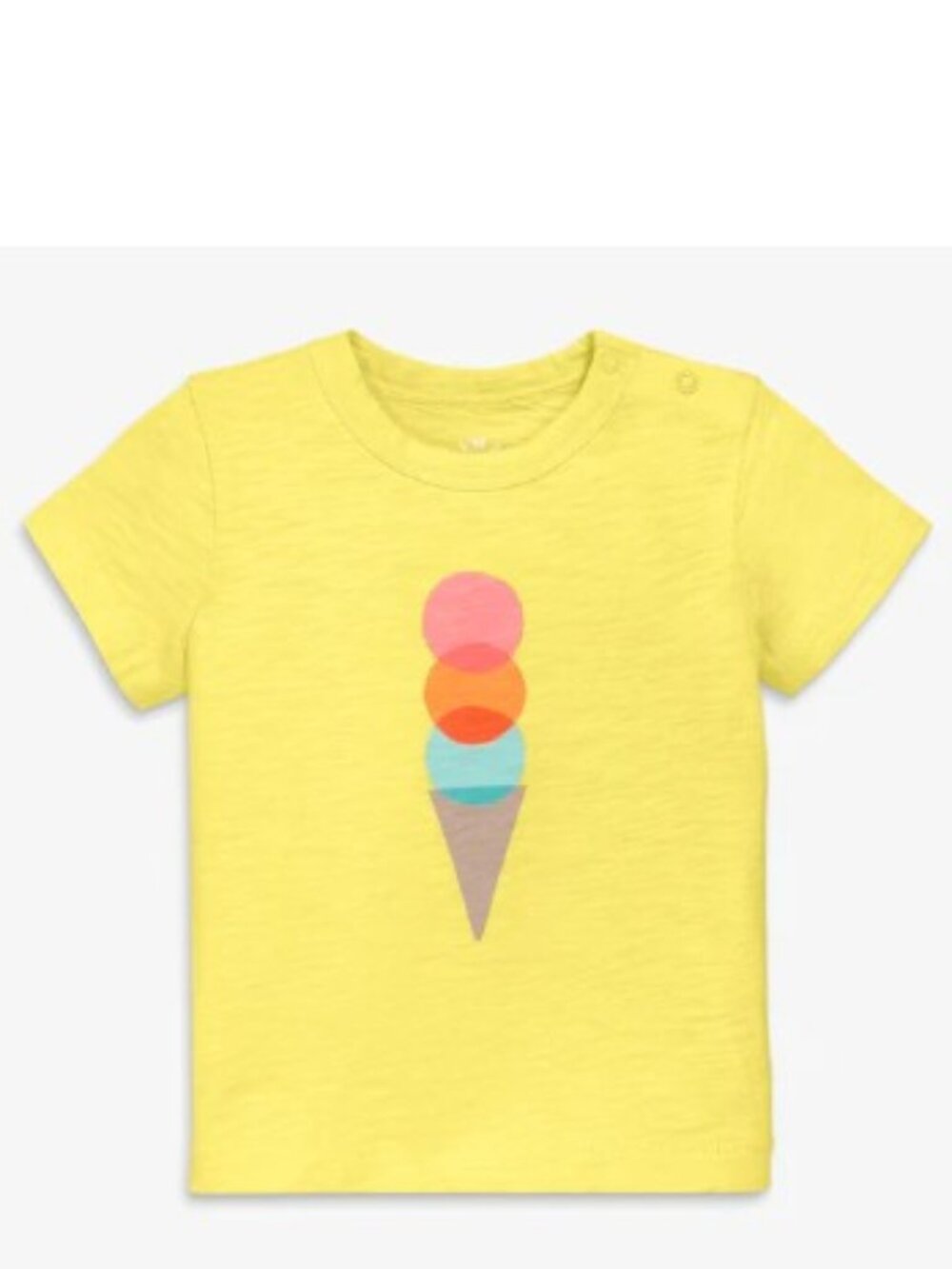 Primary T-Shirt in Rainbow Scoops, size 2T
